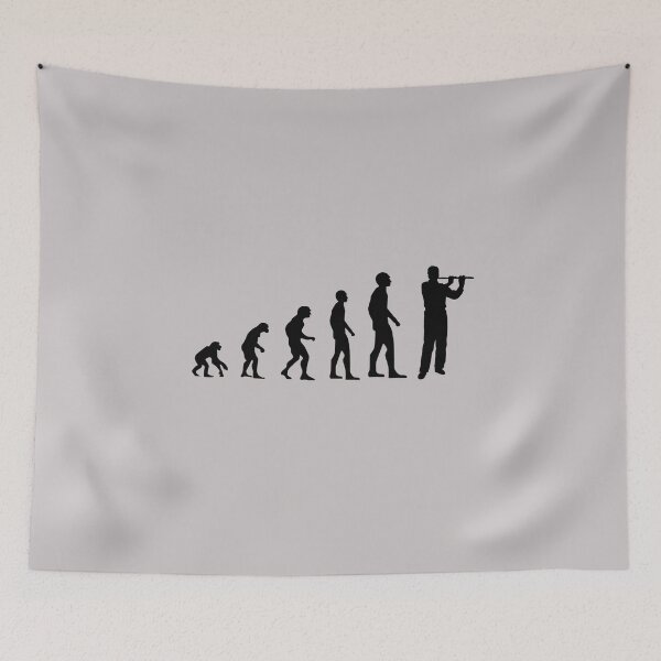 Item preview, Evolution Of Flute Player For Flute Teacher And Flute Lover As A Flutist designed and sold by Funwithmusic.