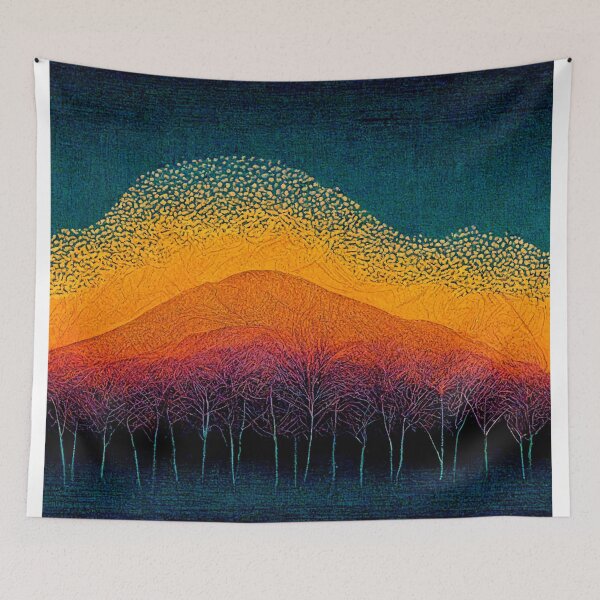 Item preview, Dark Forest Sunset designed and sold by DeepSymbolism.