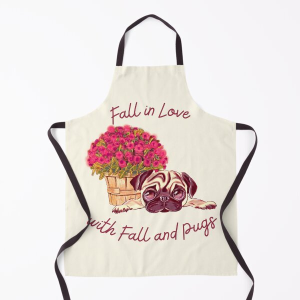 Item preview, Fall in Love with Fall and Pugs designed and sold by SushiAnn.