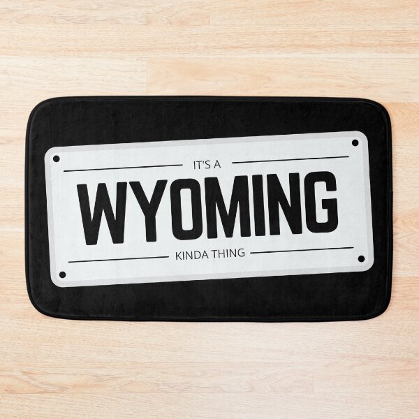 Item preview, Its a WYOMING kinda thing number plate  designed and sold by 133DandC.