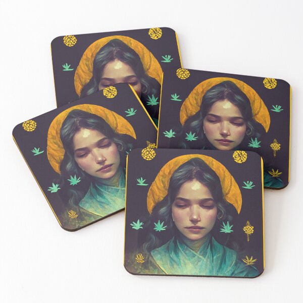 Item preview, Marijuana Meditation designed and sold by DeepSymbolism.