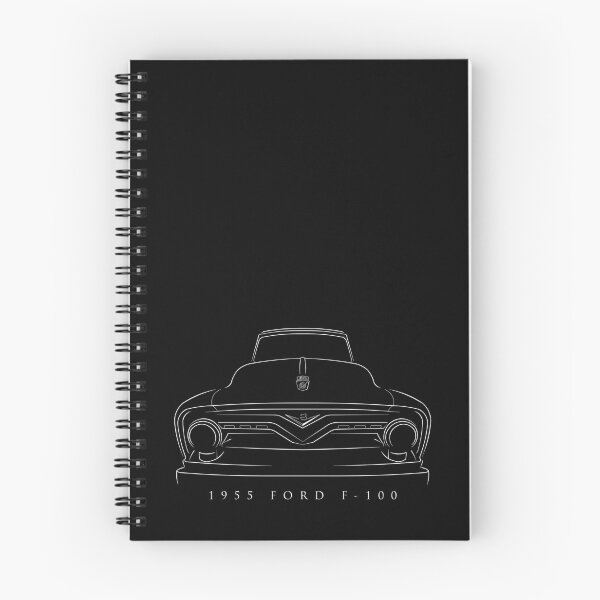 Item preview, 1955 Ford F-100 - front stencil, white designed and sold by mal-photography.