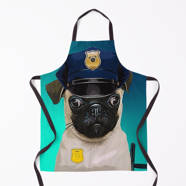 Item preview, Police Pug designed and sold by L'art Designs.