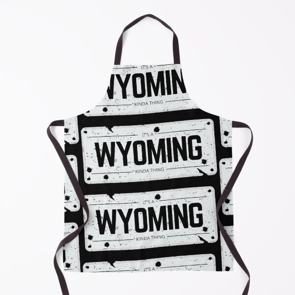Item preview, Its a WYOMING kinda thing number plate distressed designed and sold by 133DandC.