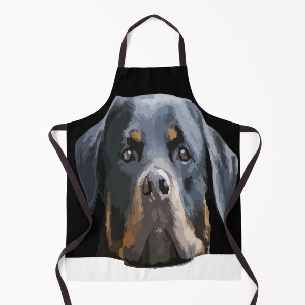Artikelvorschau, Rottweiler späht über eine weiße Wand vor Schwarz entworfen und verkauft von taiche.