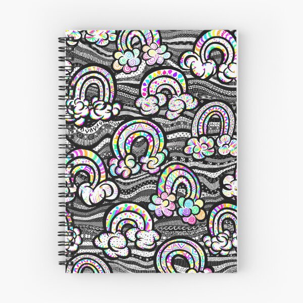Item preview, Bright black and white Unconventional Rainbows  designed and sold by saint-shores.