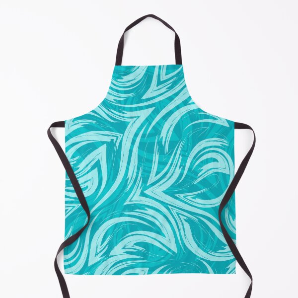 Item preview, Turquoise Wave Pattern designed and sold by PotluckPrints.