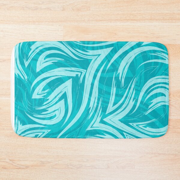Item preview, Turquoise Wave Pattern designed and sold by PotluckPrints.