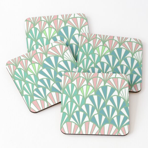 Item preview, Colorful Fan Leaves designed and sold by RepeatCandy.