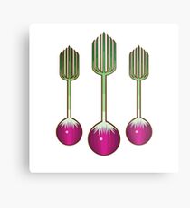 Tri Onion Fork! Metal Print