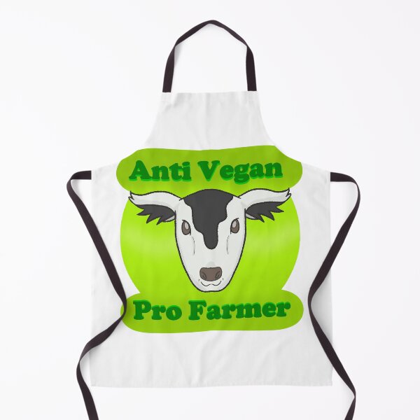 Item preview, Happy Cow (Anti Vegan Pro Farmer) designed and sold by Quirkball.
