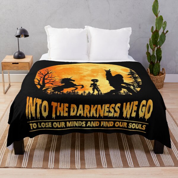 Item preview, Into the darkness we go to lose our minds and find our souls mountain nature funny vintage designed and sold by beckadamr.