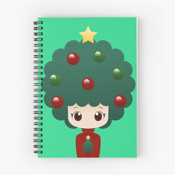 Item preview, Christmas tree afro girl designed and sold by kittybox.