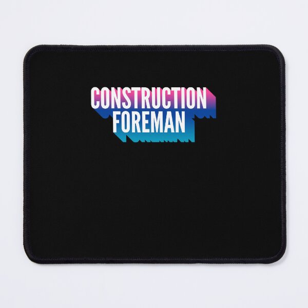 Item preview, Construction Foreman With Long Gradient Shadow designed and sold by SVPOD.