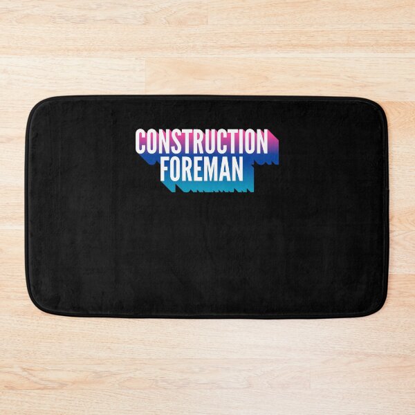 Item preview, Construction Foreman With Long Gradient Shadow designed and sold by SVPOD.