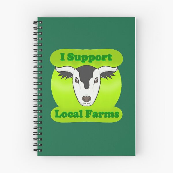 Item preview, Happy Cow (I Support Local Farms) designed and sold by Quirkball.