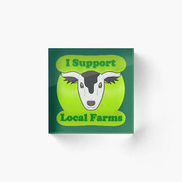 Item preview, Vaca feliz (Apoyo a las granjas locales) designed and sold by Quirkball.