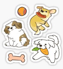 Pegatina Perros mullidos