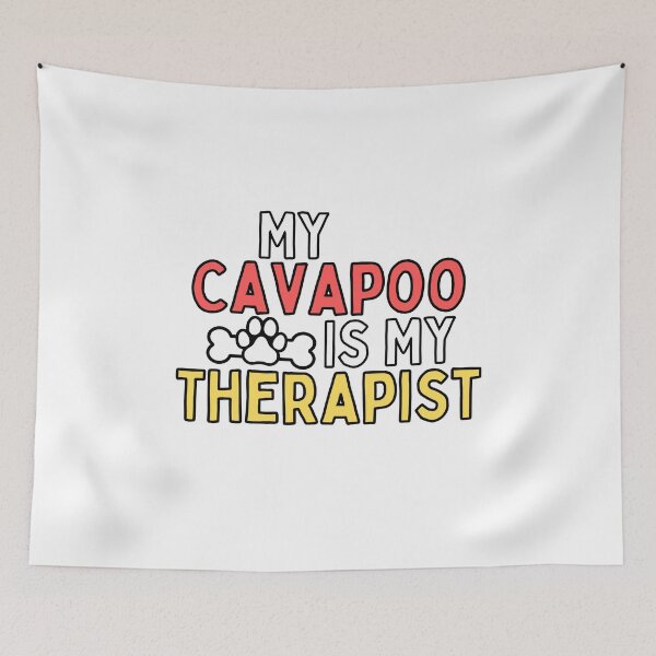 Item preview, My Cavapoo is my Therapist designed and sold by SherlocksStore.