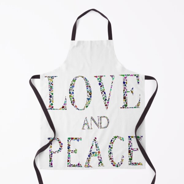 Item preview, Love and Peace made with Gemstones designed and sold by DigitalGemArt.