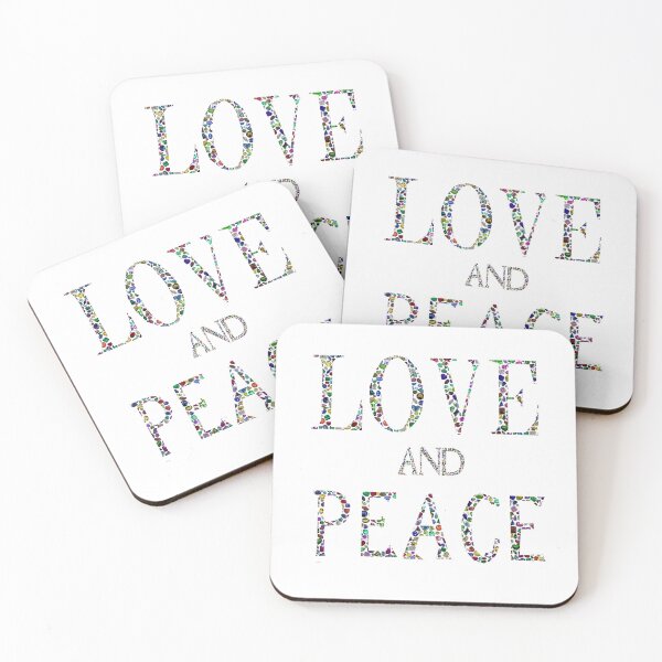 Item preview, Love and Peace made with Gemstones designed and sold by DigitalGemArt.