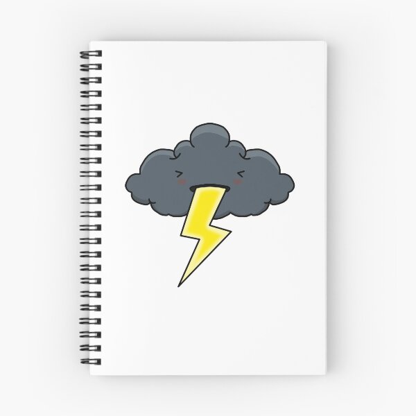 Item preview, Cute Lightning-vomiting cloud designed and sold by pauRoLa.