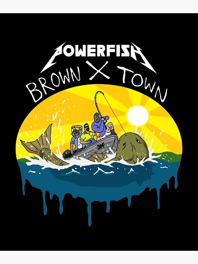 "powerfish" Poster for Sale by MaisieBailey Redbubble