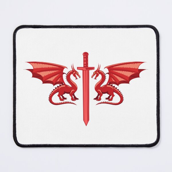 Item preview, Twin Red Dragons designed and sold by AMERICANCHEEZ.
