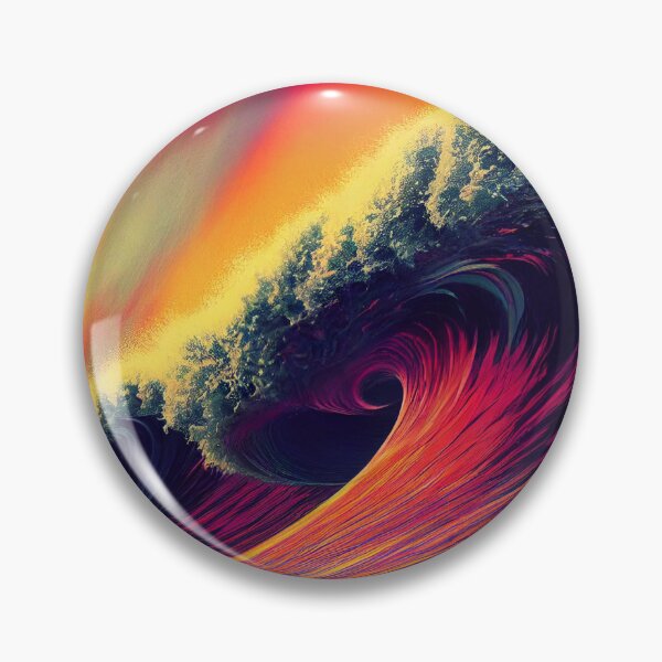 Item preview, The wave breaks designed and sold by ThunderSlayer.