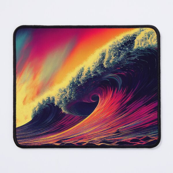 Item preview, The wave breaks designed and sold by ThunderSlayer.
