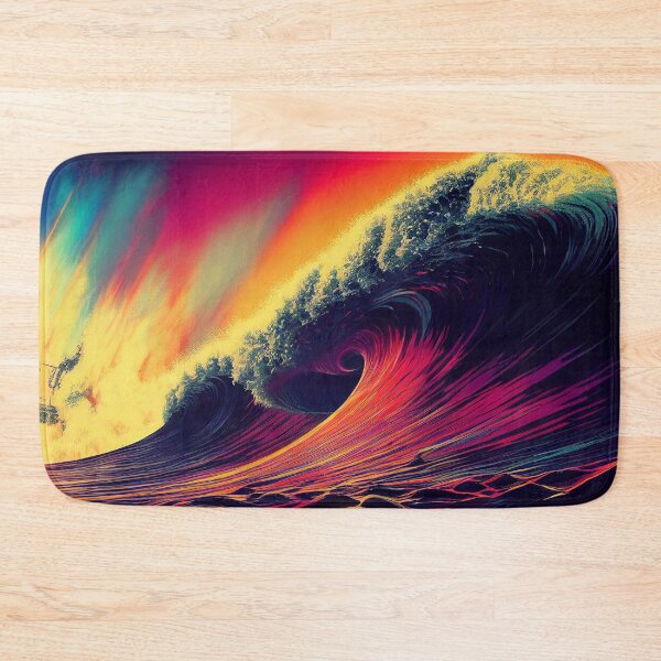 Item preview, The wave breaks designed and sold by ThunderSlayer.