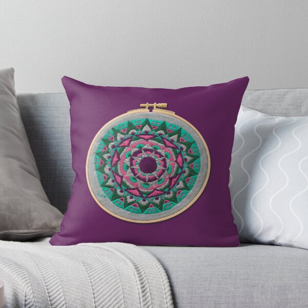Bejeweled Throw Pillow