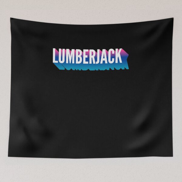 Item preview, Lumberjack With Long Gradient Shadow designed and sold by SVPOD.