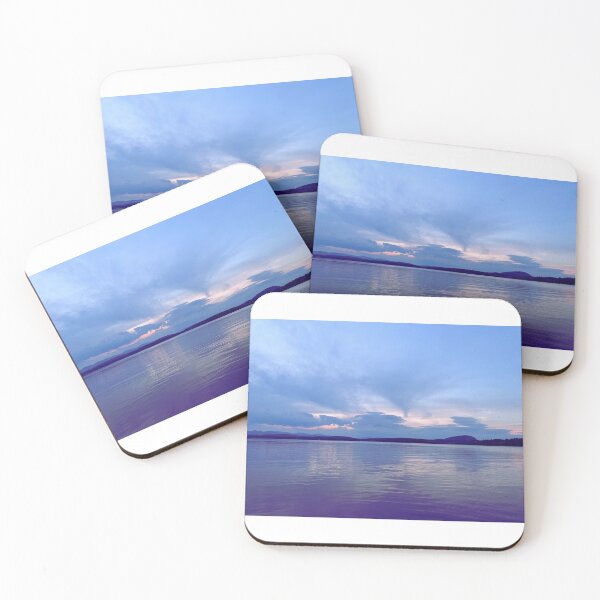Item preview, Sunset on the Pond designed and sold by BrushdFantasies.