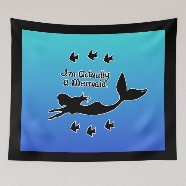 Item preview, I'm Actually A Mermaid designed and sold by Abigail Davidson.