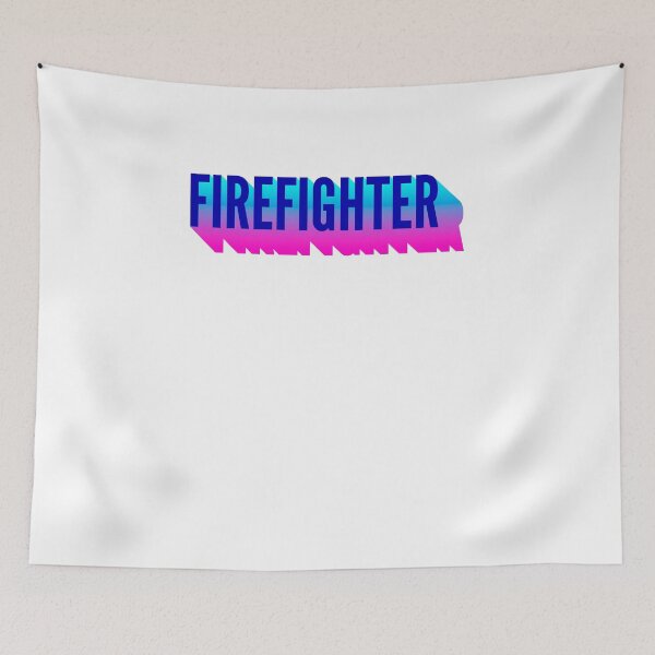 Item preview, Firefighter With Long Gradient Shadow designed and sold by SVPOD.