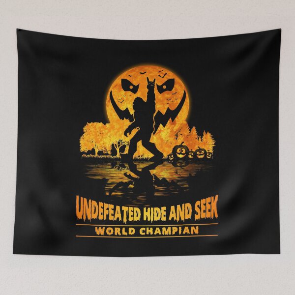 Item preview, Undefeated Hide And Seek World Champion bigfoot sasquatch humor squatch designed and sold by beckadamr.