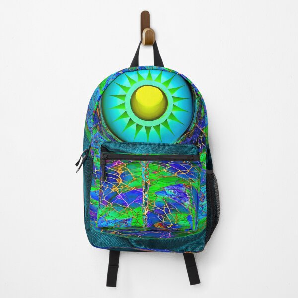Item preview, Turquoise Sun - Solar Impression 2 designed and sold by Lawrence White.