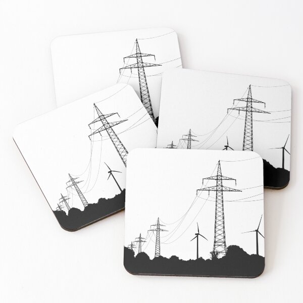 Item preview, Pylons and Wind Turbines designed and sold by Hunnybugs.