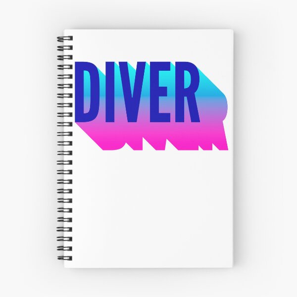 Item preview, Diver With Long Gradient Shadow designed and sold by SVPOD.