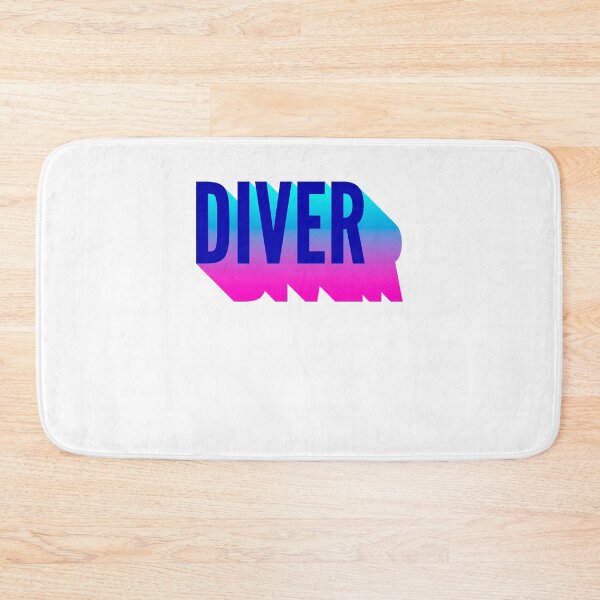 Item preview, Diver With Long Gradient Shadow designed and sold by SVPOD.
