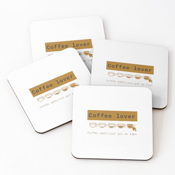 Item preview, Coffee lover/coffee addiction designed and sold by Verbiage24.