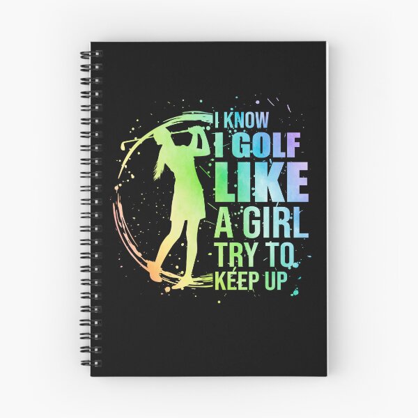 Item preview, I know I golf like a girl try to keep up golfer funny lover player designed and sold by elizabethdawnn.