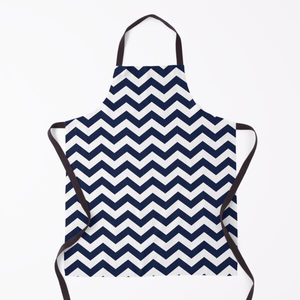Item preview, Thick Navy Blue and White Chevron Pattern designed and sold by SqueakyRicardo.
