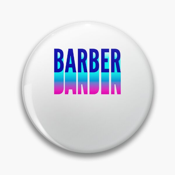 Item preview, Barber With Long Gradient Shadow designed and sold by SVPOD.