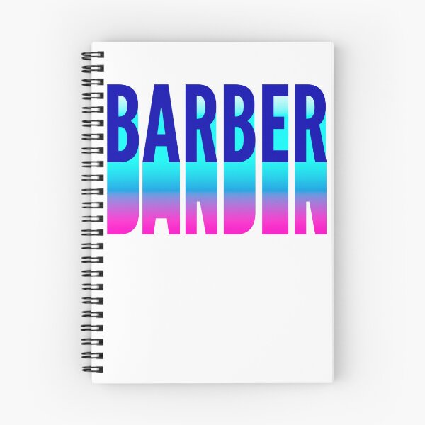 Item preview, Barber With Long Gradient Shadow designed and sold by SVPOD.