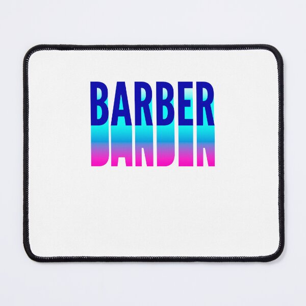 Item preview, Barber With Long Gradient Shadow designed and sold by SVPOD.