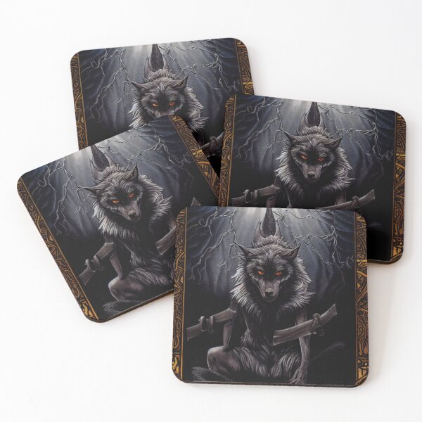 Item preview, Two of Swords Werewolf Tarot designed and sold by MilesJager.