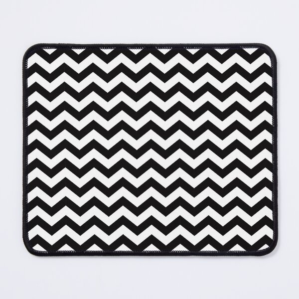 Item preview, Thick Black and White Chevron Pattern designed and sold by SqueakyRicardo.