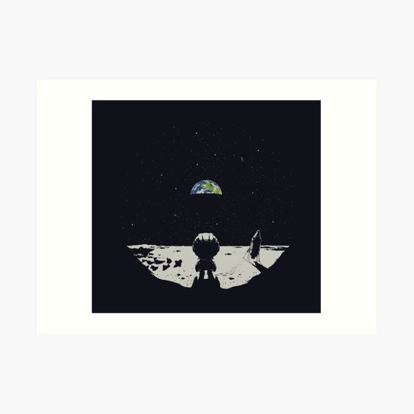 Lonely Space Art Print
